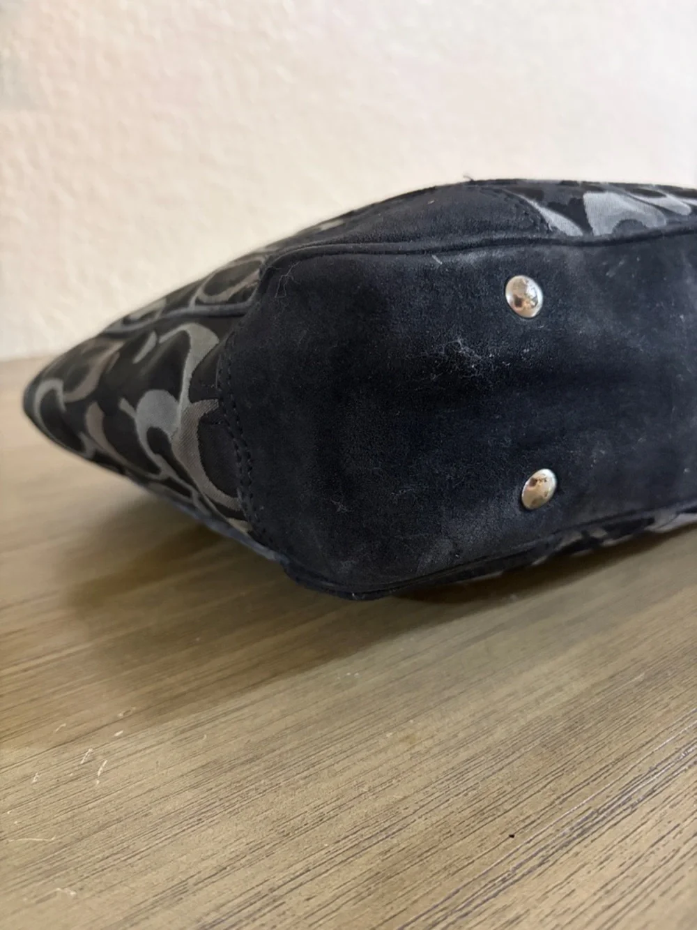 Coach Black Optic Signature Jacquard Tote Bag - Picture 6 of 11